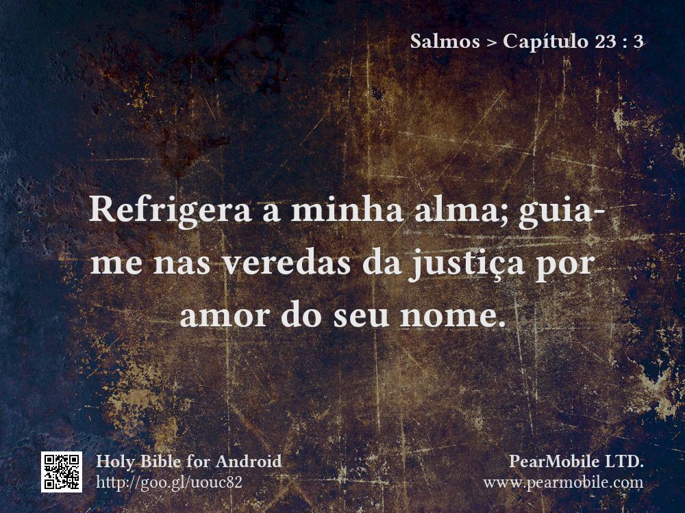 Salmos, Capítulo 23:3